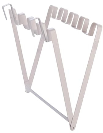 Soporte para bolsas de basura para puerta de armario - Plegable sobre el soporte para bolsas de armario | Contenedor de compost colgante portátil para lavabo sin perforaciones para residuos de