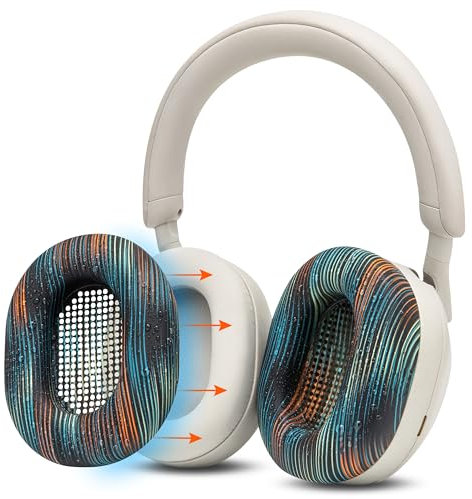 WC SweatZ XM5 – Patentierte Schweißschutz-Ohrpolster für Sony WH1000XM5 von Wicked Cushions | Vollständiger 360-Grad-Ohrpolsterschutz | Schweißfest und leicht waschbar | The Simulation