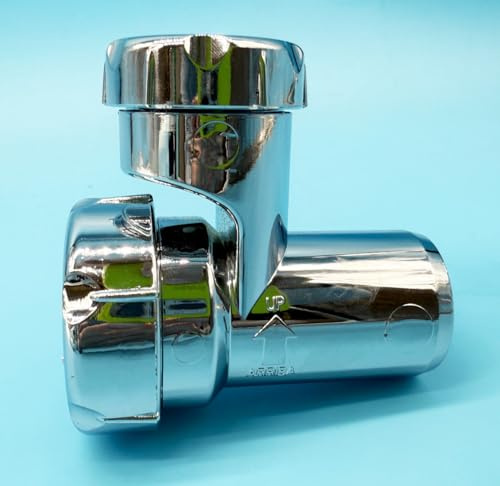 Valvula de Aireacion | Elimina Malos Olores de Baños y Cocinas | Valvula de Aireacion para Sifones (11/2 Tubo 32mm (Cromada))