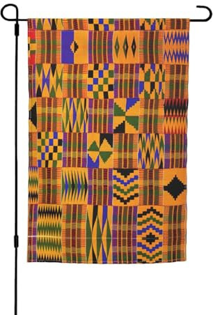 Afrikanische ethnische Muster Druck Winter Gartenflagge doppelseitig Garten Hof Haus Flaggen für Gartendekoration (nur Flagge)
