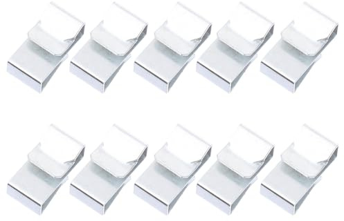 HOMSFOU 25stücke Klammern Für Kabel Anhänger Drahtbefestigungsclips Anhängerbefestigungsclips Metalldrahtclips Verschleißfeste Anhängerclips Installieren Langlebig Rostfrei Kompaktes Desig
