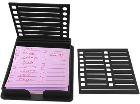 Haftnotizhalter Haftnotizspender Für Den Schreibtisch Haftnotizhalter Mit Vorlage Für Selbstklebende Notizblöcke Post-Pop-Notizspender Haftnotizhalter Für Büro, Schule