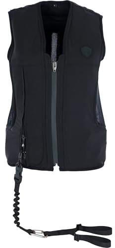 Covalliero Airbag-Weste Manege, Sicherheitsweiste, Schutzweste, Protektor, Nylon, schwarz, Reiter, Reiterin, inkl. Kartusche
