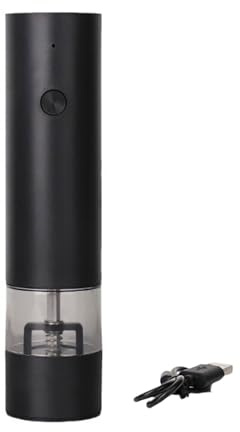 Limtula Electric Peppers Salts Mill Electric Spices Grinder Set Adjustable Coarseness Mill Adjustable Grinder Set for Cooking Adjustable Grinder