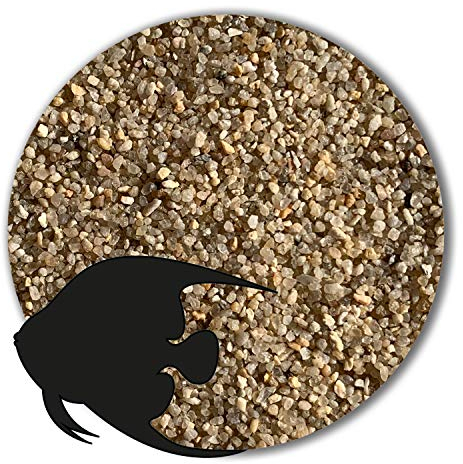 Anbobo Müller GmbH - Aquarium Sand/Aquarium Kies - 25 KG - 0,63-1,25mm - Natur - Deutsche Premiumqualität