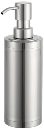 GAPPO Brushed Nickel Soap Dispenser Stainless Steel Metal Pump Hand Lotion Bottle for Bathroom, Bedroom and Kitchen(300ML/10.15Ounce)