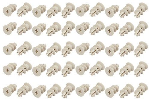 Aexit Ancrage pour mur creux avec cloisons sèches auto-percant en nylon à vis M4 x 30mm, 50 jeux (45fb269569aa87bd26194c56d3fddced)