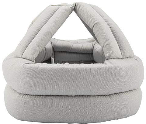 Samfox Protective Hat Head Cap Safety Helmet Old Man Fall prevention with Lace(Gray)