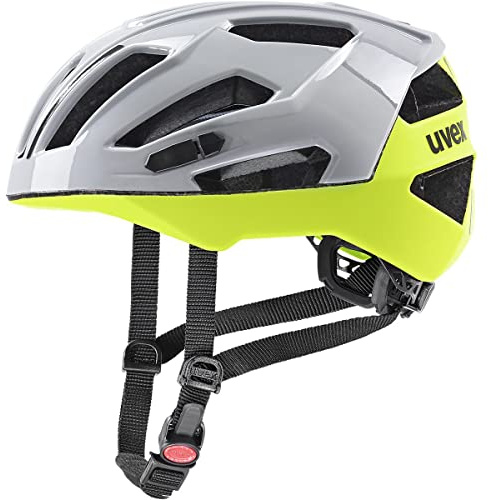 uvex gravel x - säker performancehjälm för dam och herr - individuell storleksanpassning - optimerad ventilation - rhino - neon yellow - 52-57 cm