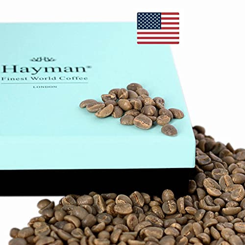 Hayman, 100% Pure Kona Coffee from Hawaii, Green Coffee Beans, 680g | Unroasted Hawaiian Beans to Roast with Roasting Machine