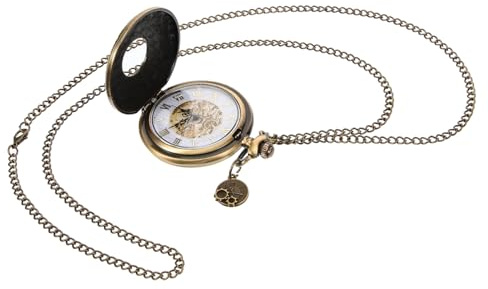 Holibanna Taschenuhr Präzise Quarzzeitmessung Retro mit Digitaler Anzeige Vintage Uhr Leichte Legierung für Damen und Herren für Geburtstage und Hochzeiten