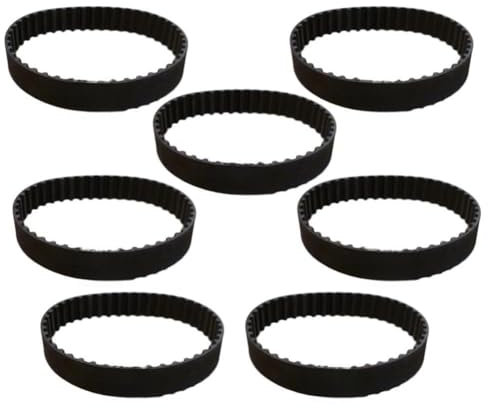 YAGHANG Cinghia di Trasmissione per piallatrice 2/4 Pezzi 914592 Compatibile con Black Decker DN75 DN750 KW750 SR600 Sr600 DN75 Cintura in Gomma Nera Accessori per pialla elettrica (Color : 7)