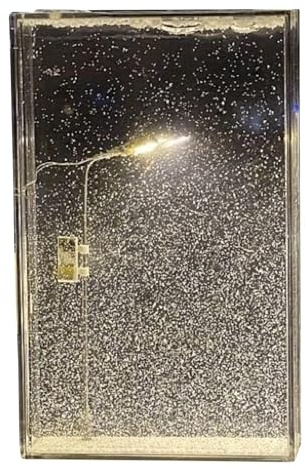 Luce Notturna Con Scena Di Neve | Lampione Innevato | Lampada Natalizia | Coppia Luce Nevosa | Paesaggi Innevati Fai-da-te Fatta A Mano | Lampada A Fiocco Di Neve Di Natale