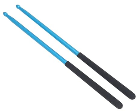 1 par de Baquetas Profesionales, Baquetas Más Gruesas 5A, Baquetas Más Pesadas, Baquetas de Aleación de Aluminio, Aumento de Potencia para Sonido Fuerte, Antideslizante, Tamaño