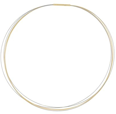 Heideman Halskette Damen Halsreif Choker 5-reihig Edelstahl | Auffälliges Statement für Freundin oder Partnerin, hautfreundlich und nickelfrei, festlich und elegant kombinierbar