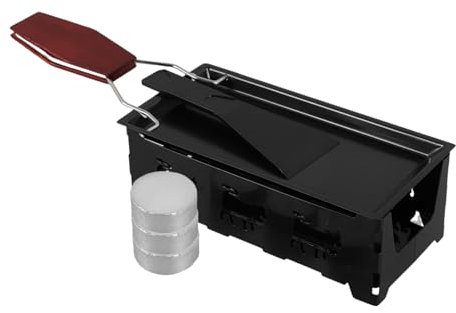 Sosoport Folding Baking Tray Portable Cheese Melt Tray Non-Stick Pan for Indoor Kitchen Baking and Outdoor Grilling Scenarios