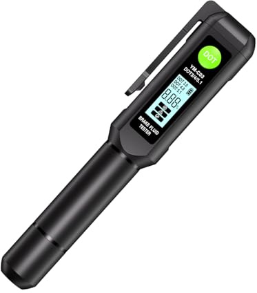 Brake Fluid Testing - Auto Brake Fluid Tester | Brake Oil Tester, Auto Brake Diagnostic Checker Tool, Digital Display Buzzer Alarm Precise Detector For Automotive Road Trip Auto Truck Maintenance