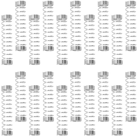 DOITOOL 50 Pièces Ressort de Compression Acier Inoxydable pour Cartouches de Stylo à Bille Ressort de Rappel Fiable pour Mécanisme de Stylo à Cliquet