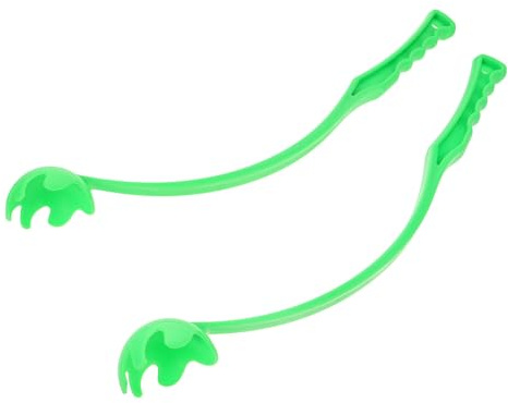 Luxshiny 2 Stück Pack Hundeballwerfer Wurfspielzeug für Hundetraining Ballwurfgerät aus Leichtem Kunststoff Outdoor Hundespielzeug mit Tennisball für Aktive Welpen
