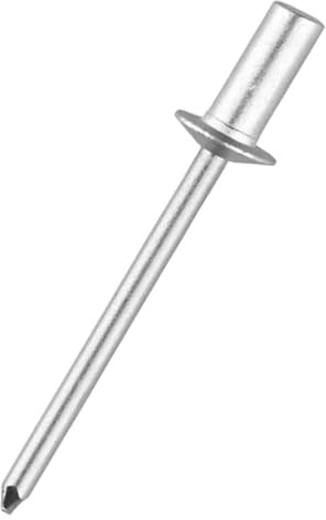 Rivetti ciechi in alluminio, Rivetto cieco in alluminio con estremità chiusa 3,2 mm 4,0,8 30/50 pezzi(4.8x10mm,50Pcs)