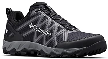 Columbia Peakfreak X2 Outdry Waterproof Waterproof Men's Low Rise Trekking and Hiking Shoes, Black x Ti Grey Steel, 10.5 UK