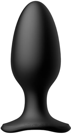 LOVENSE Hush 2 Vibrating Butt Plug 2.25, Silicone Anal Vibrator for Men with Remote Control, Waterproof and Rechargeable Big Plug Vibration Machine for Women, Adult Anal Plug Sex Toys for Couples