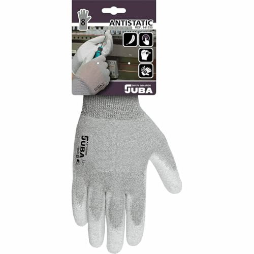 Juba G, nailon y carbono sin costuras con recubrimiento de PU en palma - SIZE: 8
