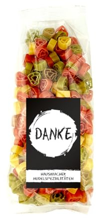 1x 250 g Nudeln Danke Gastgeschenk Kundengeschenk
