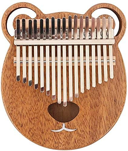 KISOARTWQ Kalimba Instrument daumenklavier Marimba Keys Portable kalimbas musikinstrumente Kalimba Daumenklavier mit 7 Geschenkzubehör Passendes tragbares Kalimba Afrika 17-Tasten Daumenklavier Nat