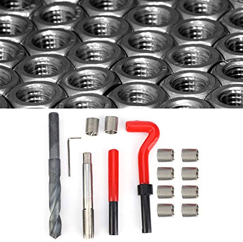 Kit de Réparation Filetage5 Lot 15 Inserts Filetés Femelles avec Outils Compatible Vis Et Pièces Mécaniques Standard