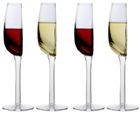 4 Stück Halbe Kristallglasbecher, 140 Ml Kristallwein, Halbes Glas, Halber Rotweinbecher, Kristallglas, Halbes Rotweinglas, Kreative Weingläser Für Geburtstag, Jahrestag
