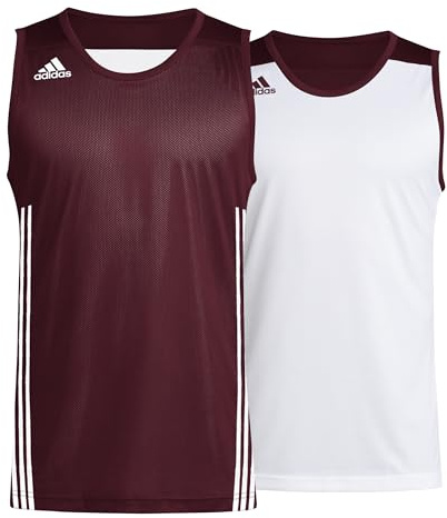 Adidas Herren 3G Speed Reversible Jersey, Maroon/White, S