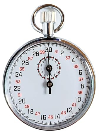 WESLNN Mechanische Stoppuhr Aus Stahl, for Leichtathletik, Laufen, Wettkampf, Stoppuhr, Metall, Sporttraining, Timer(SXJ803)