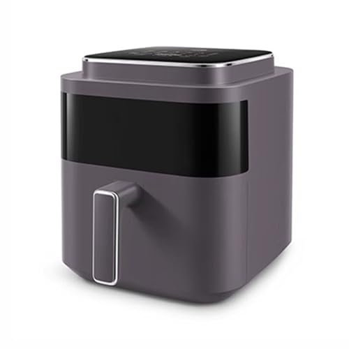 Friteuse à air antiadhésive, friteuse électrique sans Huile, Chauffe-Plats, Fonction de Cuisson, Grande capacité de 6 litres