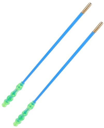 MUSISALY Diabolo Stäbe 2st Diabolo-Stange Fischdraht Jonglieren Drahtzieher Jonglierbälle Fischrute Chinesische Diabolostäbe Diabolo-stöcke Chinesischer Diabolostab Wiederverwendbarer Diabolostab Gfk