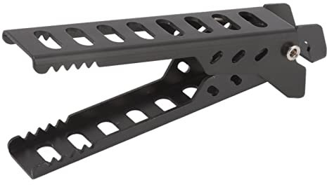 Plaque Chauffante Gripper en Aluminium Portable Chaude pour Chauffeur de Pique-nique de Camping en Plein Air, anti-échaudé pour l'extérieur, Bols à Conteneurs Micro-ondes (BLACK)