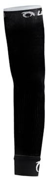 Lurbel Brave, Manguitos Compresivos, Manguitos para Ciclismo, Mangas para brazos, Térmico, Unisex (Negro, M)