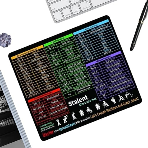 Zunishaone Alfombrilla mous ergonómica | Superficie sensible para control específico | Base no incluida, cómoda base para escritorio, ordenador, juego, mous óptico y, resistente al desgaste y