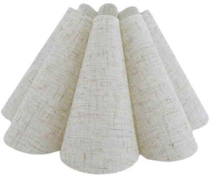 FewNvWa ​Pantalla para Lámpara de Mesa Moderna – Estilo Floral con Pétalos – Compatible con Casquillos E27 – Ideal para Dormitorio, Sala y Oficina​, Patrón, Individual