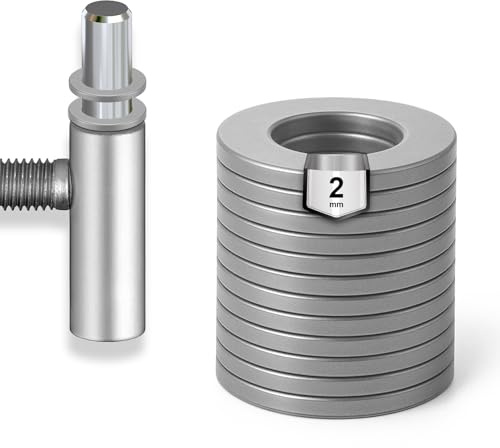 NIMA PARTS Lot de 20 rondelles pour porte de chambre en acier fabriquées en Allemagne