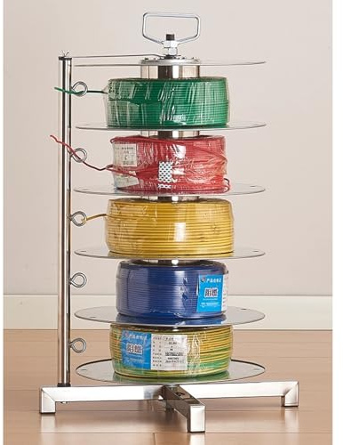 Distributore di rack industriali - Strati rimovibili resistenti per un'organizzazione e una conservazione efficienti dei rotoli