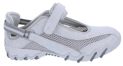 Allrounder Sneaker NIRO 68/61 in pelle metallica con apertura a rete, bianco, plantare intercambiabile, colore: bianco, Bianco, 39 EU