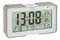 TFA Dostmann Melody Funk-Wecker, 60.2540.53,mit verschiedenen Wecktönen (Melodien, Tierlaute, Alarme), 14 x 4 x 8 cm, weiß/champagnerfarben, Kunststoff