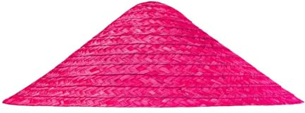 Widmann 29561 - Vietkong Strohhut, Pink, Asien, Chinese, Sonnenschutz, Hut, Kopfschmuck, Accessoire, Mottoparty, Karneval