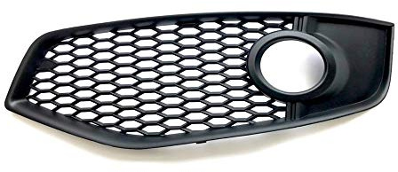HZ-DESIGN Gitter Grill Lüftungsgitter für Nebelscheinwerfer NSW Links kompatibel mit Audi A3 8P nur S3