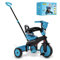 Breeze S 6050900 3-in-1 smarTrike Breeze Multifunktionales Dreirad, verstellbares Dreirad für Kleinkinder im Alter von 15 Monaten bis 36 Monaten, Blau