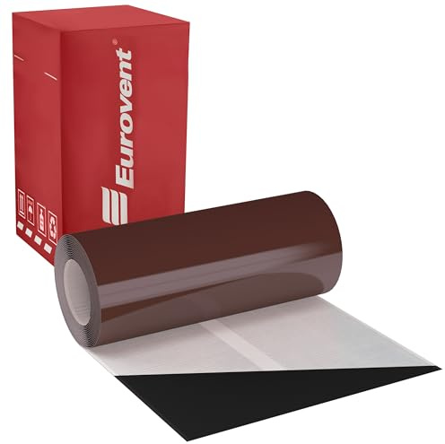 RAL8017 Das verbleite Eurovent® FLEX FLAT PB Kaminanschlussband Bleiband 300 mm x 5 m Wandanschlussband Dach Kamin Wand Schornstein Bleifolie Walzblei