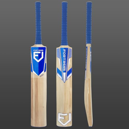 FORTRESS Kashmir Willow Cricket Bat [2 Grades] (Grade 2 - original 200, Size 5 (1lb 15oz - 2lb 1oz))