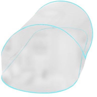 Walopola 200 x 80 x 56 cm Mosquitera plegable para cama individual, mosquitera para camping, mosquiteras plegables portátiles, mosquitera de viaje ligera, red antimoscas para saco de dormir