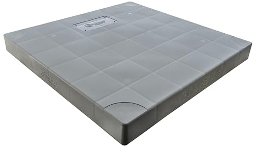 Cambridge Gray AC Condenser Pad/Base, 36x36x3 in – Supports Air Conditioner Units and Other Outdoor Equipment